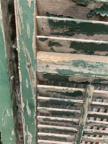 Home & Living > Home Improvement > Moldings & Trim - Antique Farmhouse Shutters, Wood Door Window Shutter, Architectural S...