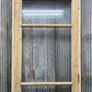 Antique French Single Door (32x93) Glass Pane Door with Jamb, Encased Door T15