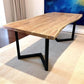 Home & Living > Furniture > Office Furniture > Desks - Live Edge Table, Acacia Wood Table (78x42) Dining Kitchen Table, Co...