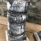 Home & Living > Home Decor > Home Accents - Pair Gray Wooden Pillar 10.5" Candlestick Holders, Decor, Table Centerpiece, A...