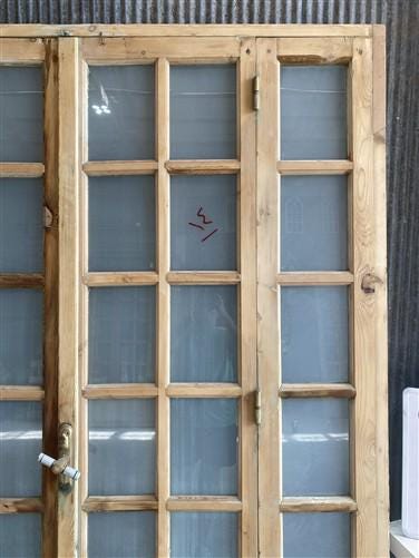 Antique French Double Doors (71x88) Frosted Glass European SideLite Jamb C11