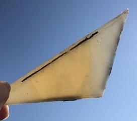 Craft Supplies & Tools > Raw Materials > Glass - Stained Slag Glass Half Diamond Panes, Reclaimed Church Window Art Glass...