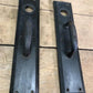 Home & Living > Home Improvement > Hardware - Door Handle Pull Plates, Vintage Black Matte Escutcheon Plate, Mortise Trim...