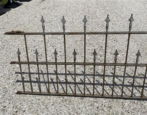 Wrought Iron Vintage Fence Panel (97.5x37.5) Architectural Salvage, Garden A18