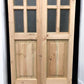French Double Door (30.5x80.5) 8 Pane Frosted Glass Door European Styled EM42