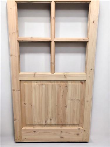 French Single Door (36x96.5) 8 Pane Glass Door European Styled FM21