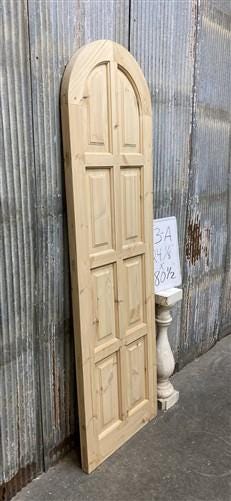 Arched French Single Door (24.125x80.5) Panel Doors, European Styled Doors T3-A