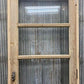 Antique French Single Door (32.5x83) Glass Pane Door with Jamb, Encased Door T54