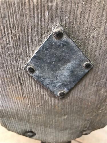 Block Pulley, Vintage Wood Cast Iron Rustic Farm Barn Hay Trolley Carrier A7