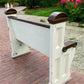 Home & Living > Furniture > Entryway & Mudroom Furniture - Vintage Wooden Church Pew, 3' 9" Porch Bench, Entry Foyer, Dini...