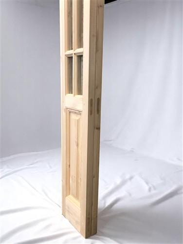 French Double Door (24x96) 6 Pane Glass Door European Styled EM50