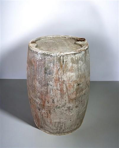 Standard Oil Co Drum, Vintage 56 Gal Steel Drum, Metal Barrel, Industrial Drum A
