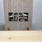 Illini Feeds Sign, Vintage Aluminum Double Sided Sign Livestock Advertising Sign