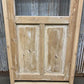Antique French Single Door (32.5x92) Glass Pane Door with Jamb, Encased Door T46