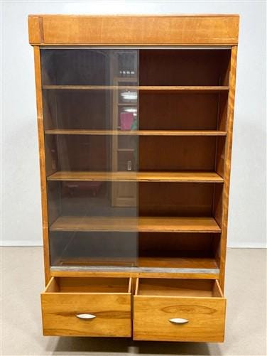 Home & Living > Furniture > Dining Room Furniture > Buffets & China Cabinets - 2 Sliding Door Display Cabinet, Vintage Dis...