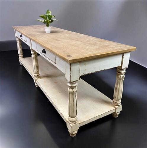 Home & Living > Furniture > Dining Room Furniture > Kitchen Islands - 8' Kitchen Island with Drawers, Store Counter, Store...