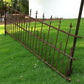 Home & Living > Outdoor & Gardening > Garden Decoration > Yard Art - Wrought Iron Vintage Fence Panel (94.5x42) Architectu...