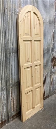 Arched French Single Door (24.125x80.5) Panel Doors, European Styled Doors T3-A