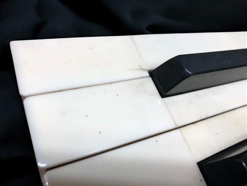 15 Black White Piano Keys, Vintage Piano Parts, Art Craft Supplies, Steampunk H