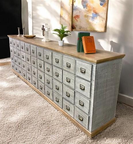 44 Drawer Apothecary Cabinet, Store Cabinet, Store Display Pharmacy Cupboard, A