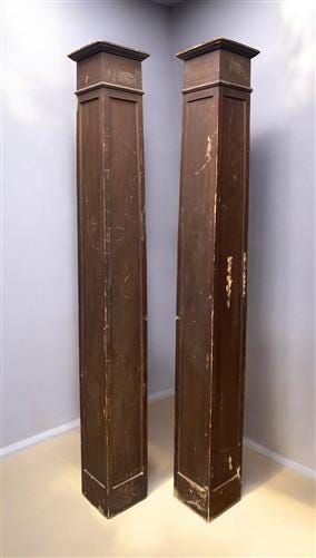 Home & Living > Outdoor & Gardening - Set of Wood Pillars, Vintage Columns, Patio Yard Porch Posts, Outdoor Posts, A by Th...