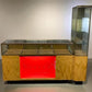 Home & Living > Storage & Organization - 2 Pc. Parker Glass Display Case, Vintage Floor Showcase, Lighted Store Counter by...