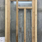 Antique French Single Door (27.25x82) Glass Pane Door with Jamb, Encased Door T6
