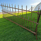 Home & Living > Outdoor & Gardening > Garden Decoration > Yard Art - Wrought Iron Vintage Fence Panel (94.5x42) Architectu...