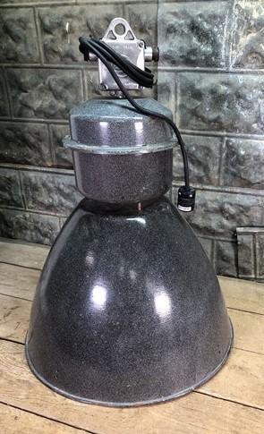 1950s Czech Factory Rewired Lamp, Elektrosvit Industrial Machine