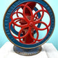 Vintage Enterprise Mfg Coffee Grinder, Double 24 inch Wheels, Hand Crank Mill, A