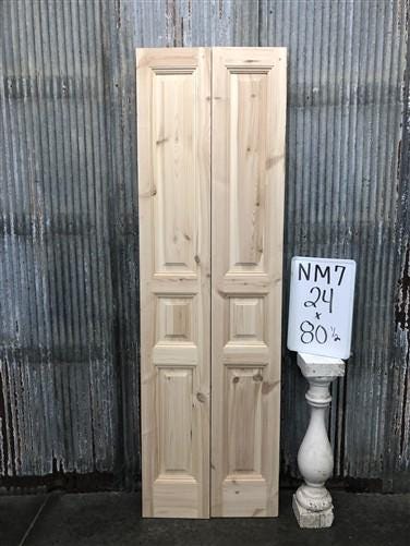 French Double Doors (24x80.5) Raised Panel Doors, European Styled Doors NM7