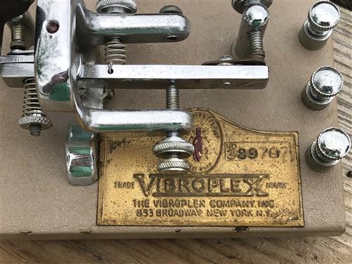 Telegraph Key, Morse Code, Vibrokeyer, Ham Radio, Iambic Paddles, Vibroplex, D