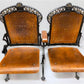 5 Wood Iron Folding Theater Seats, Auditorium Seats, Entryway Bench, D20
