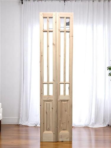 French Double Door (24x96) 6 Pane Glass Door European Styled EM50