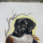 Art & Collectibles > Prints > Lithographs - Ernest Hart, Black Lab with Duck, Signed Dog Print, 16x20, Wade Collection, B...