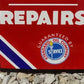 Atlas Tires Repairs Sign, Atlas Porcelain Metal Advertising, Standard Oil Sign A