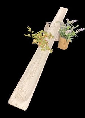 Home & Living > Kitchen & Dining > Cookware > Cutting Boards - Vintage French Baguette Board, Wooden Bread Board Tray Doug...