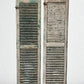 Antique Farmhouse Shutters, Wood Door Window Shutter, Architectural Salvage A69