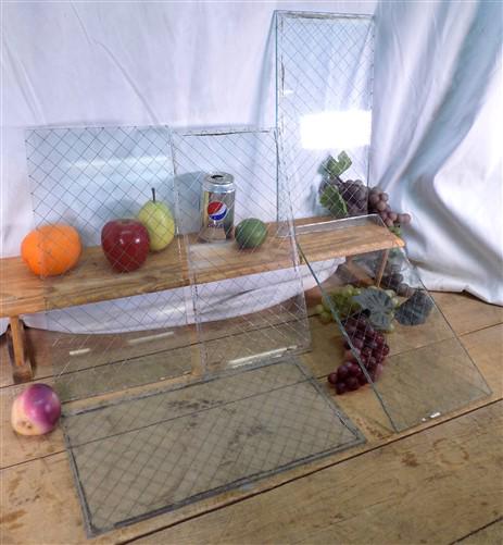 Home & Living > Home Improvement > Windows - 5 Panes Chicken Wire Glass, Georgian Wire Fire Resistant Safety Glass Panels,...