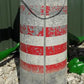 Big H Equipment Chicken Feeder, Vintage Galvanized Tin Chicken Feed Dispenser A