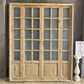 Antique French Double Doors (71x88) Frosted Glass European SideLite Jamb C10