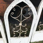 Home & Living > Home Decor > Wall Decor > Wall Hangings - 3 French Country Wood Metal Window Frame, Architectural Frame, F...
