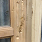 Antique French Single Door (33x81) Glass Pane Door with Jamb, Encased Door T34