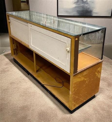 Home & Living > Furniture > Dining Room Furniture > Buffets & China Cabinets - 69" Store Counter Display Case, Mercantile...