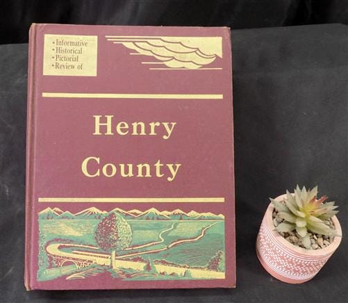 Books, Movies & Music > Books > History Books - 1955 Henry County Illinois Midwest History, Plat Maps, Aerial Homestead Ph...