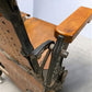 5 Wood Iron Folding Theater Seats, Auditorium Seats, Entryway Bench, D21