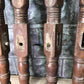 Craft Supplies & Tools > Raw Materials > Wood - 4 Wood Spindles Architectural Salvage Fretwork Furniture House Trim Vintag...