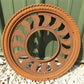 Home & Living > Home Decor > Wall Decor > Wall Hangings - Cast Iron Round Stove Pipe Collar, Chimney Flue Cover, Ornate Gr...