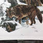 Art & Collectibles > Prints > Lithographs - Richard Timm, Coyote, Signed Print, 28x22 Wade Collection, Plate 21 by The Old...