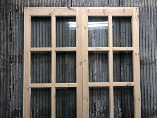 French Double Door (48x96.5) 8 Pane Glass Door European Styled EM48